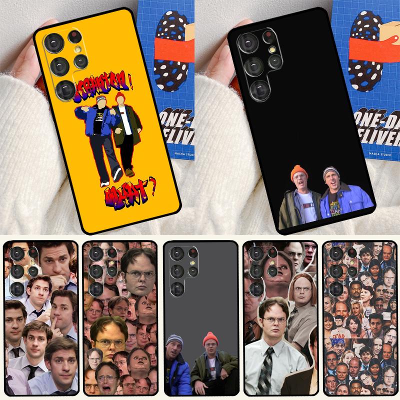 Lazy Scranton The Office Phone Case For Samsung Galaxy S24 Ultra S25 Ultra S9 S10 S20 S21 S22 Plus S23 S24 FE Cover