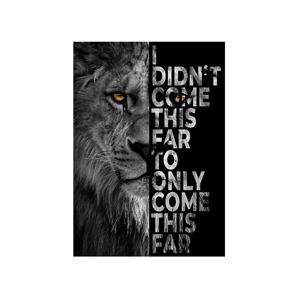 

Золотые глаза Лев Фотопринт Современное настенное искусство Холст Постер Мотивационная фраза Картина животного для гостиной Домашний декор Cuadros 70x100cm No Framed