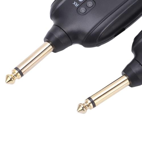 HAIBING Guitar Wireless System with Built-in Rechargeable Battery, UHF Transmission, Niose Rechargeable for Bass Guitar Playing