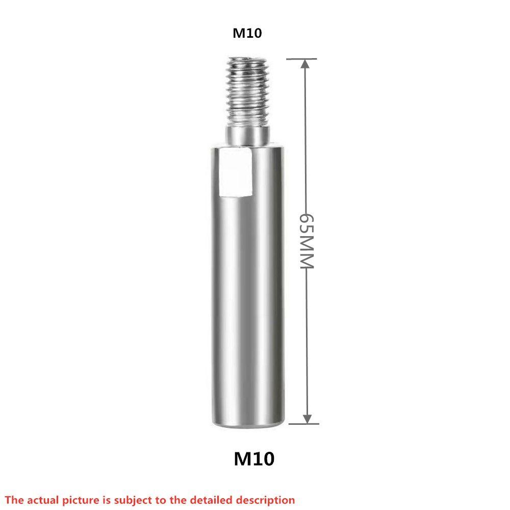 Steel Thread Adapter Extension Rod M10 M14 Power Tool Angle Grinder Bit Extension Shaft 65/80/95/115mm