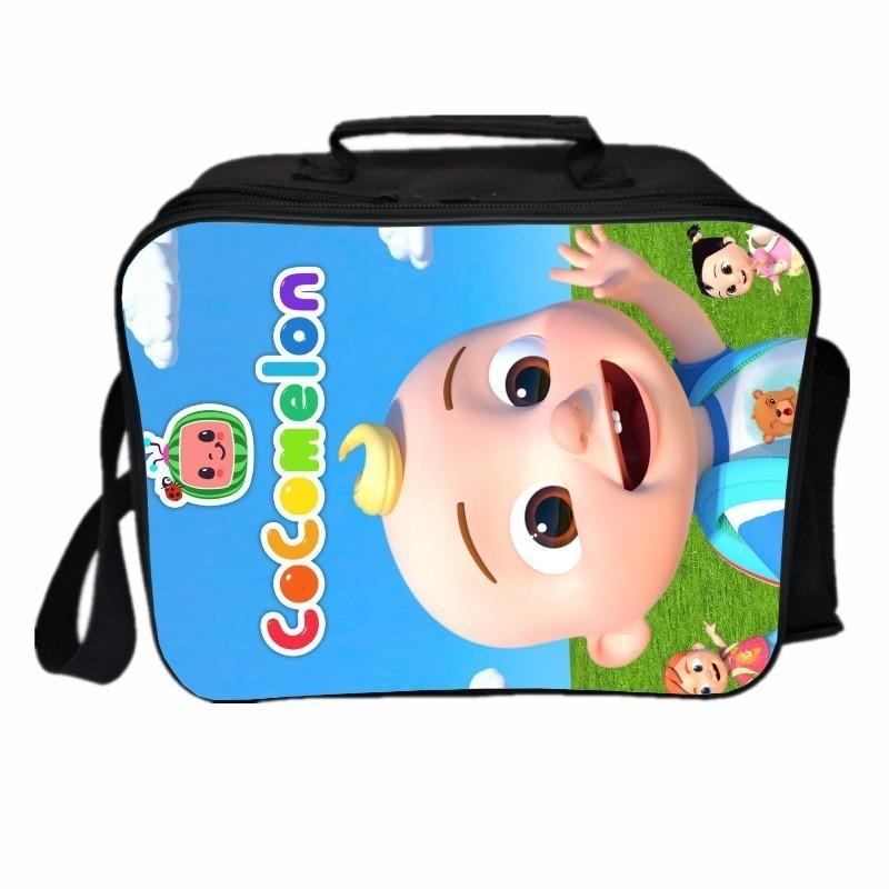 Cocomelon Insulated Lunch Box Bag With Large Capacity For Childrens Outdoor Adventures