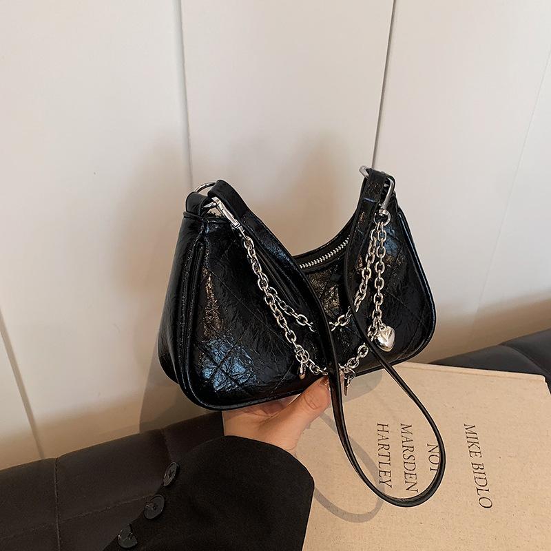 Small Bag Women's New Casual Versatile Messenger Bag Solid Color Shoulder Bag