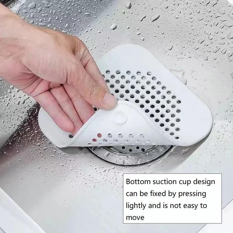 Kitchen Sink Filter Silicone Drain Drain Mesh for Shower Drain Hair Catcher Strainer for Shower Filter for Bathroom Sink