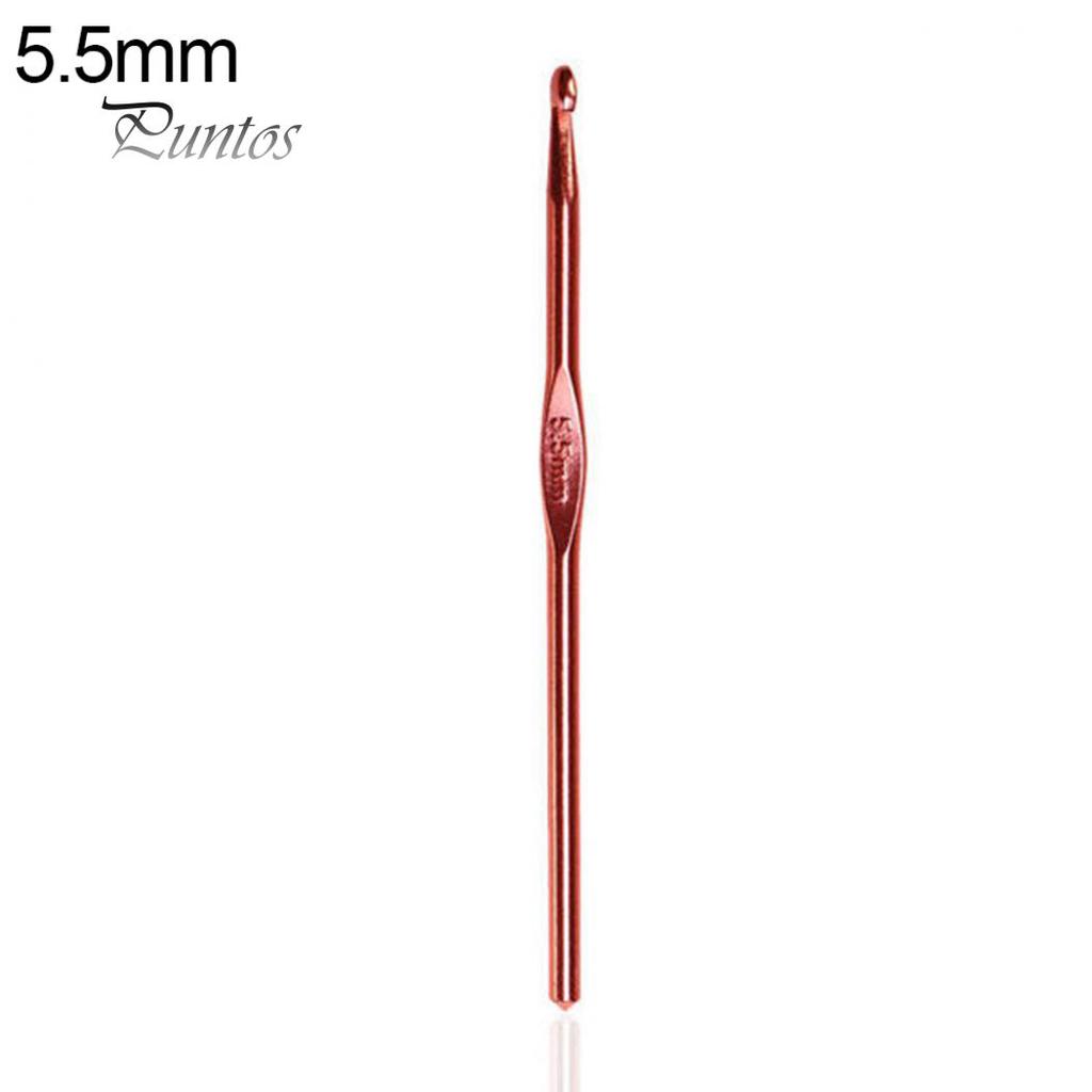 2mm-10mm Aluminium Alloy Crochet Needles Hooks Crafts Handle Knitting Weave Set