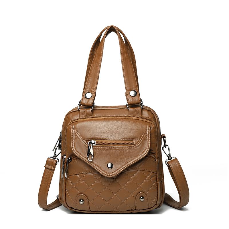 Damenhandtasche Multifunktionaler Nieten-Rucksack