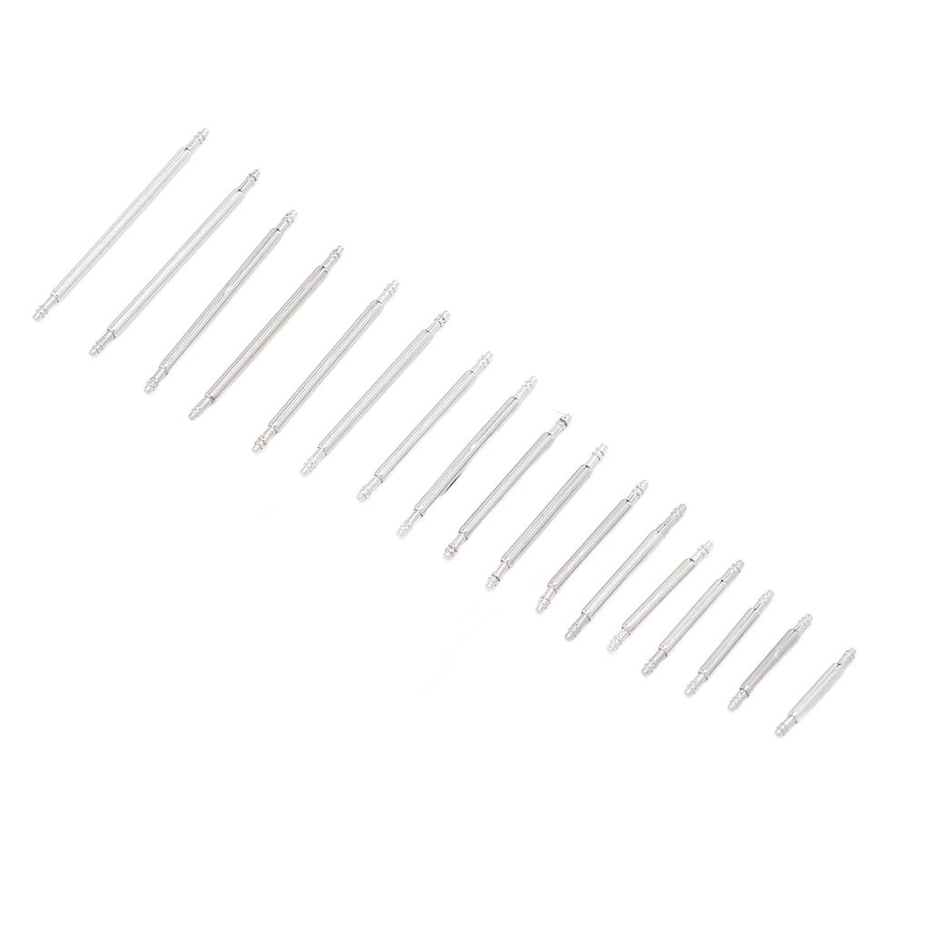 340 Stück Uhrenstifte 1,8 mm Edelstahl Hohe Festigkeit Diversifizierte Größen Federstegwerkzeug für Reparatur Armbänder