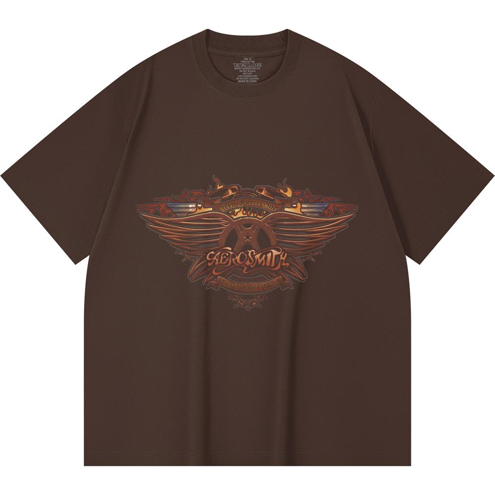 230 Gsm 100% Cotton Heavy Metal T-Shirt Rock Band Popular Music Print Unisex Heavy Cotton T Shirt