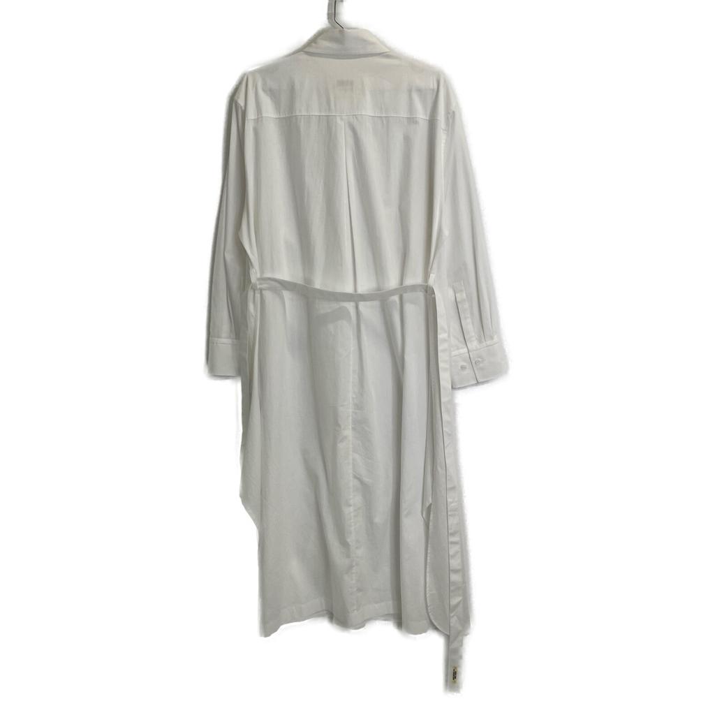 REGULATION Yohji Yamamoto FB-D52-005 COTTON BROAD R-DRAPED SHIRT DRESS Dress 2 whiteUsed