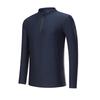 Men's Autumn/Winter Slim Fit Quick-Dry Half-Zip Long Sleeve Sports Top
