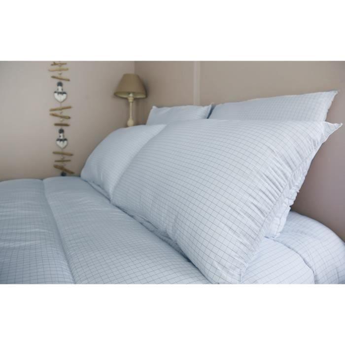 DODO Medium Pillow 50x70 Cm - Anti-bedbug, Anti-mite Protection - 550 Gr - White - Made In France