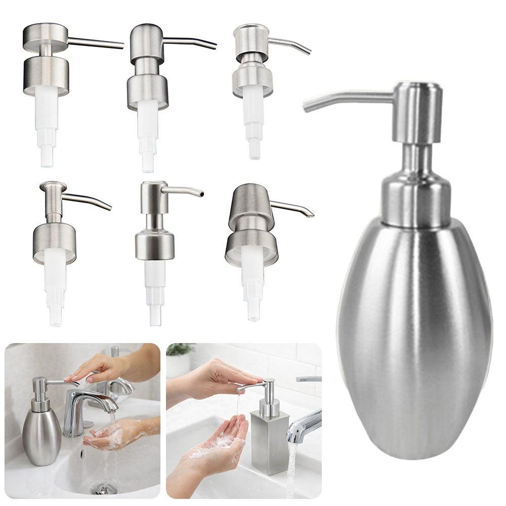 Głowica Pompy do Mydła ze Stali Nierdzewnej Wymienna Dozownik Płynnego Mydła Trwała Rurka Pompy do Szamponu