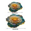 Special-shaped 3D Flower Carpet Non-slip Absorbent Bathroom Floor Mat Soft Dirt-resistant Door Blanket