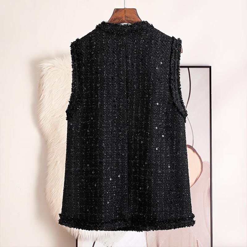 Chic V-Neck Single-Breasted Slim Vest