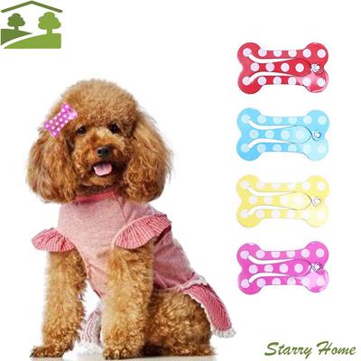 Antirust Mini Bone Shape Cute Smooth Surface for Small Dogs Dog Hair Clip Pet Hairpin Puppy Grooming Accessories Dog Supplies