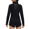 Under Armour Rush Μονόχρωμο Λογότυπο Αθλητικό Μπουφάν με Φερμουάρ Γυναικεία Μπουφάν Μαύρο 1379044-001