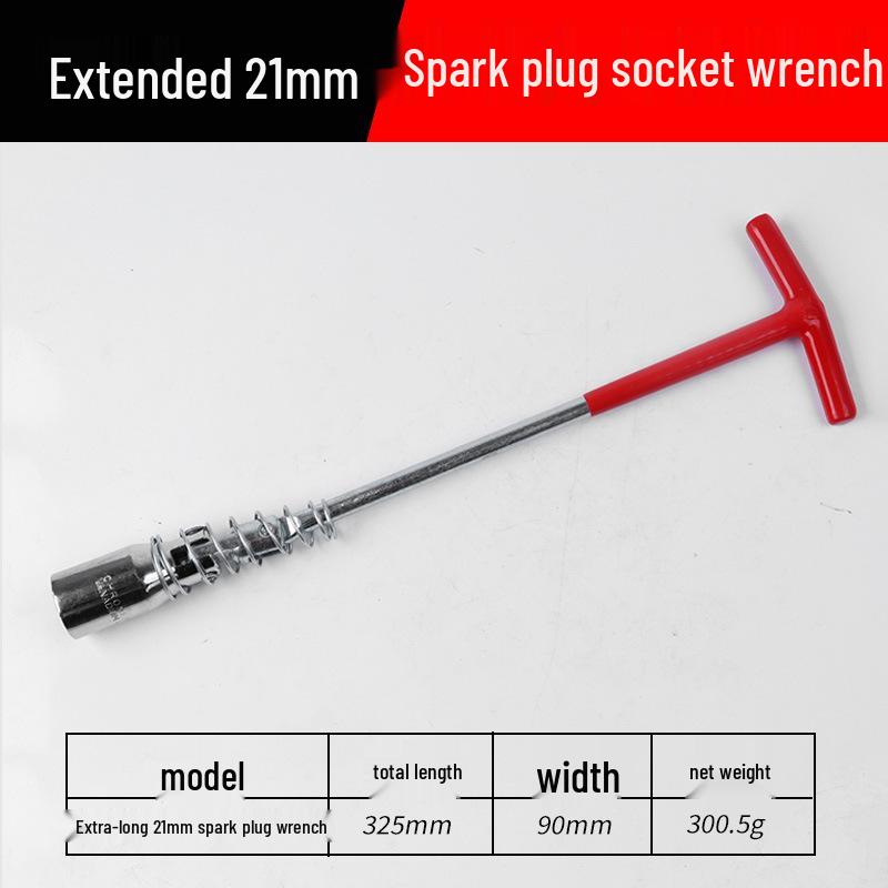 Universal Joint Spark Plug Wrench Extension for Removal and Installation