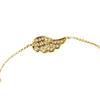 Les Trésors De Lily [L2008] - Gold Plated Bracelet 'Angel Wings' White