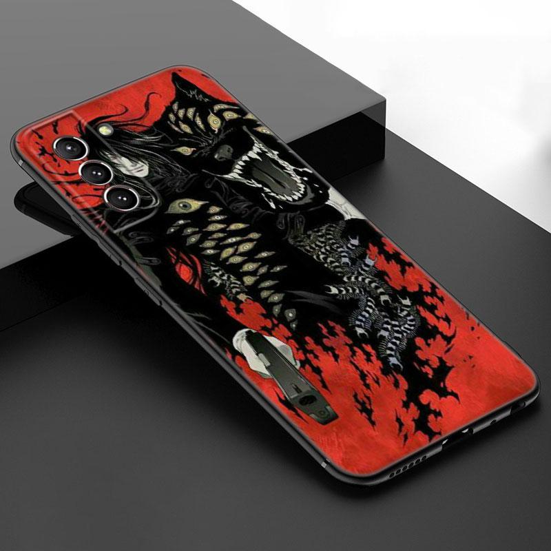 Anime Hellsing Black Silicone Phone Case For Samsung Galaxy S23 S21 S20 FE S24 S22 Ultra S10E S10 S9 S8 Plus
