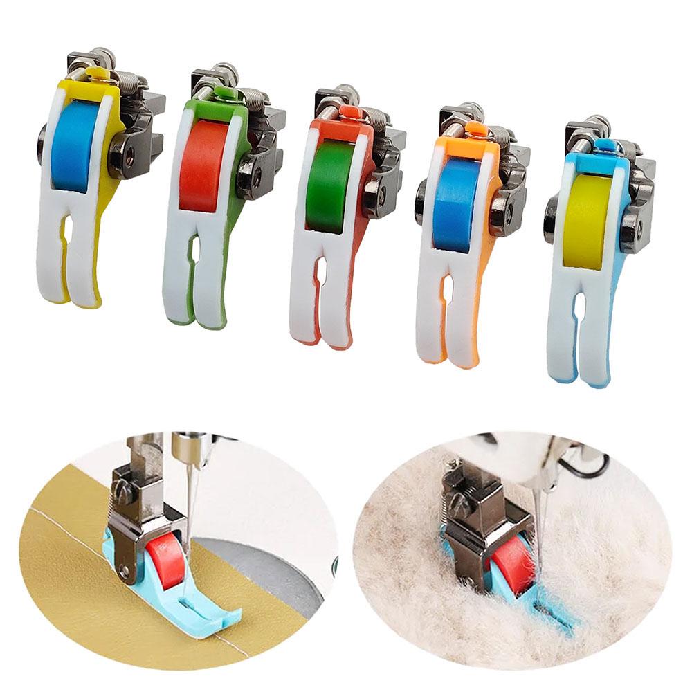 Narrow Roller Presser Foot For Universal Industrial Single Needle Lockstitch Sewing Machine Accessories Wheel Replaceable