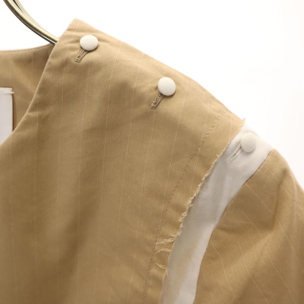 Ray Beams Made In Japan Short Sleeve Cut Beige Women Used