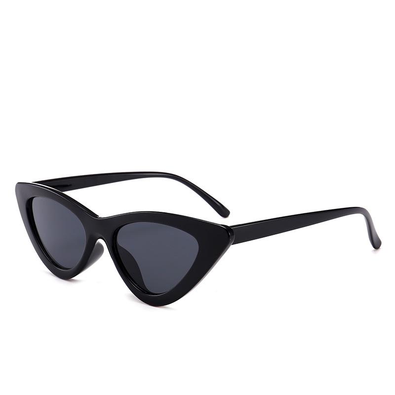 European American Retro Cat Eye Sunglasses for Women - Trendy Triangle Design, Small Frame