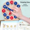 Wooden Educational Alarm Clock Toy for Toddlers and Children - Large Digital Early Learning Timepiece