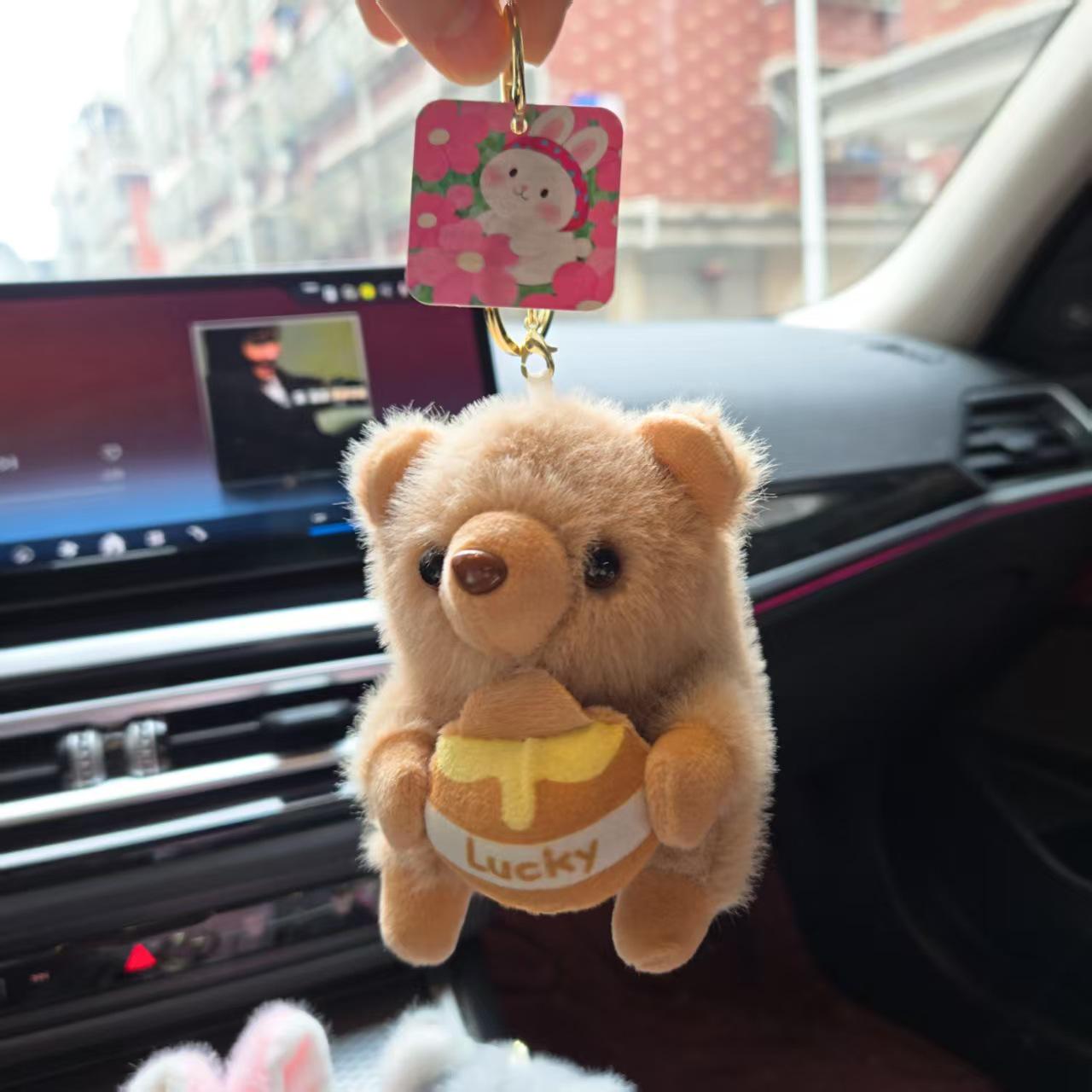 

Очаровательный кот Лала и кролик кошелек для монет брелок плюшевая игрушка кулон крокодил 13cm Bear