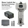Ergonomic Lock Installation Chisels Door Hinge Jig, Door Hinge Mortiser Plastic Tool For Woodworking Home Renovations
