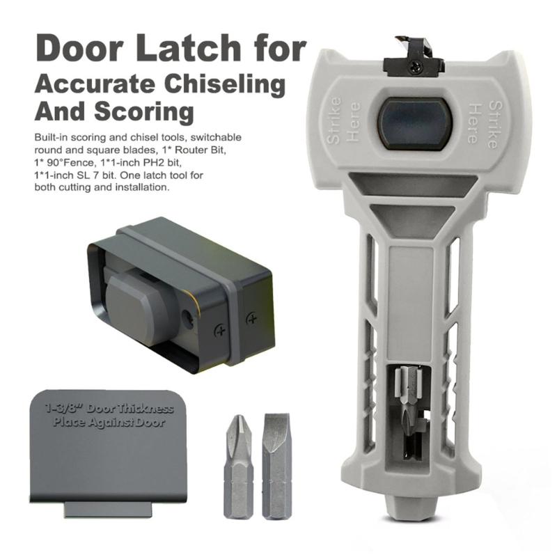 Ergonomic Lock Installation Chisels Door Hinge Jig, Door Hinge Mortiser Plastic Tool For Woodworking Home Renovations