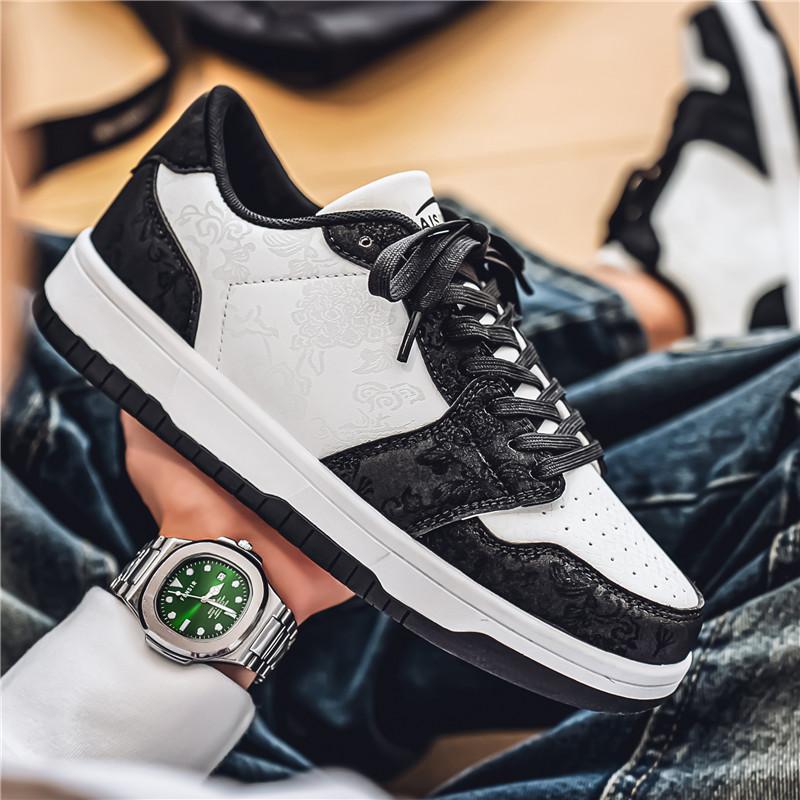2026 New High Quality Personalized Versatile Trendy Fashion Sports and Leisure Board Shoes Thick Soled Comfortable Men's Shoes