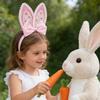 Long Ears Bunny Ear Headband Non-slip Bunny Head Wear Easter Headpiece  Birthday Party