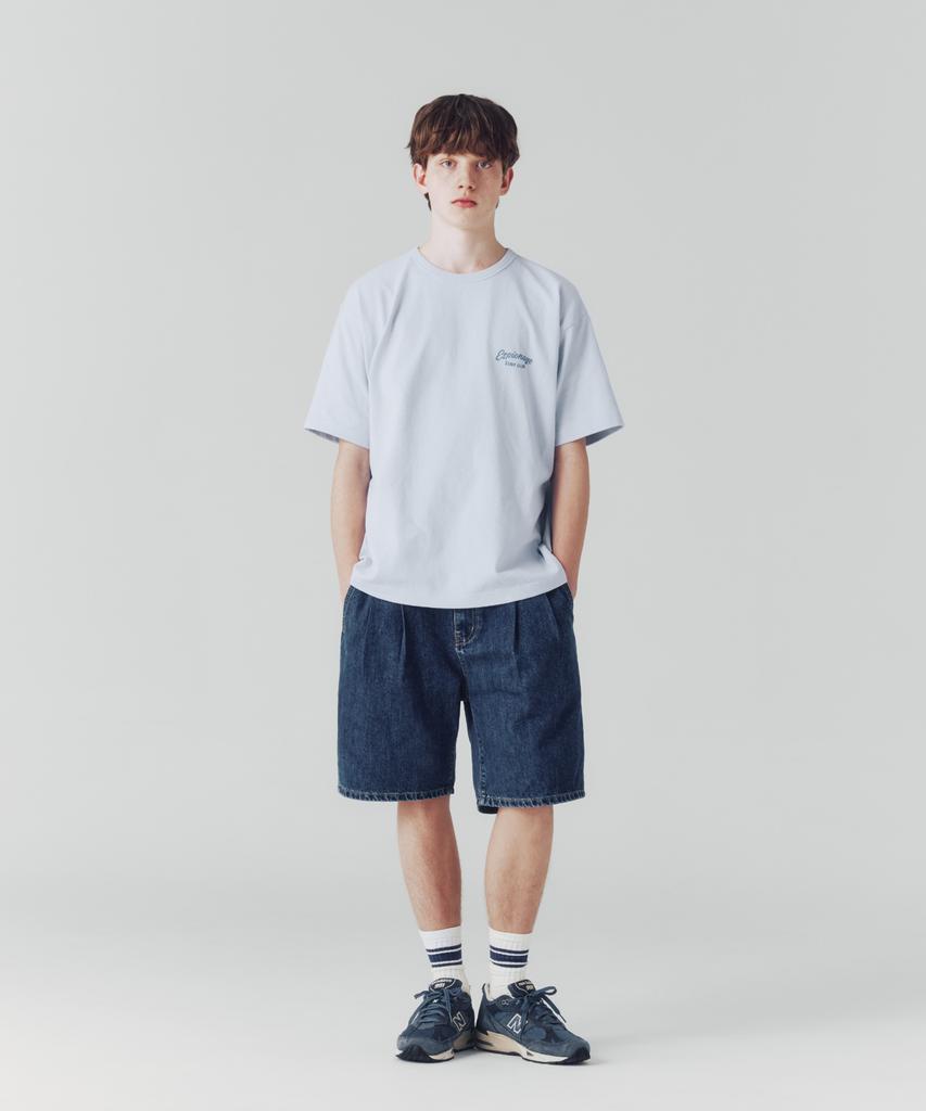 ESPIONAGE Surf Club Heavyweight Tee Ice Blue