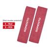 Leather Car Seat Belt Shoulder Pad Shoulder Strap Protection Pad For KIA Ceed Rio K5 K2 Optima Soul Picanto Stonic Venga Rnqt40