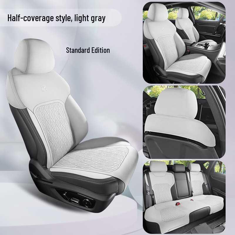 BYD Han Car Seat Cushion - Suede, Full Coverage, All-Season, EV/DMI Compatible Han Exclusive 5-Seater