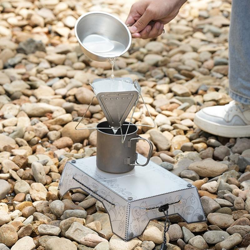 Compacts Foldable Camping Tray Table Small Backpacking Table Portable Picnics Tray for Outdoor Cooking Hiking Backpacking