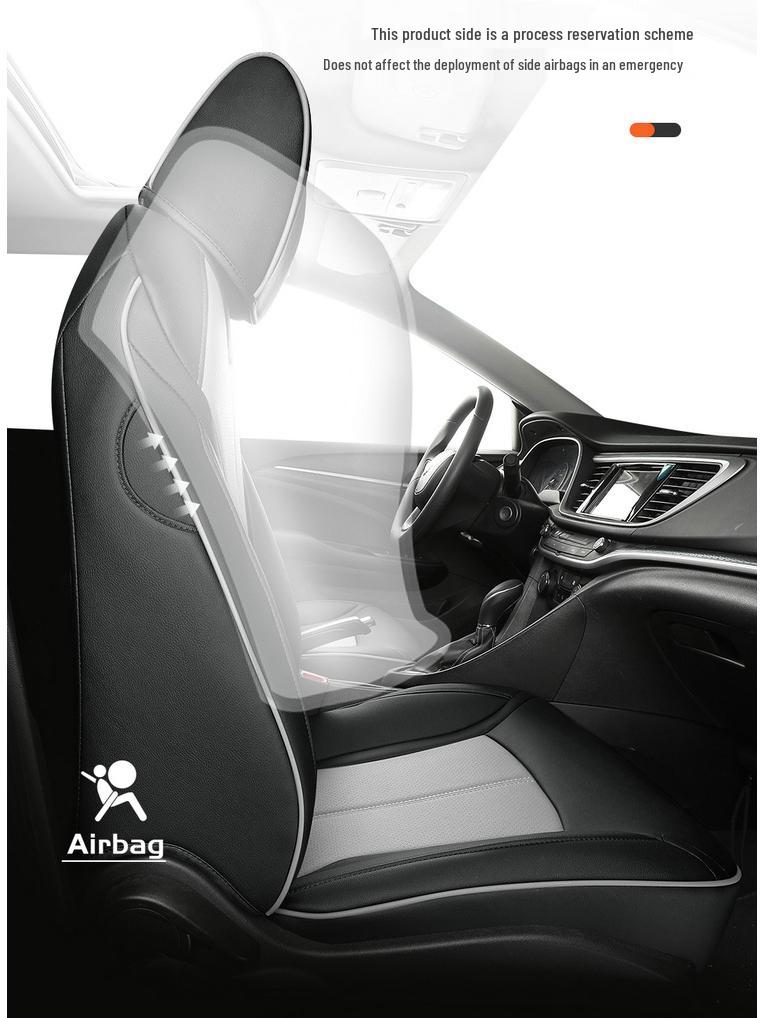 New Buick Velite 6 Full Leather Car Seat Cushion Cover – Universal Four Seasons Model