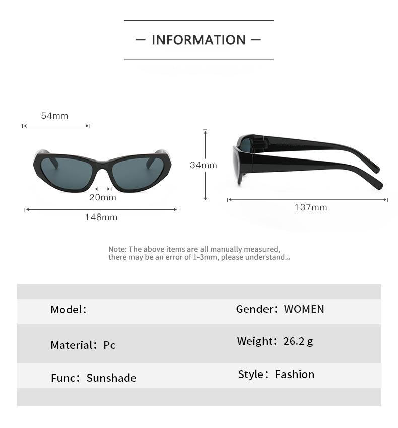 Outdoor Sport Sunglasses Women 2000S 90S Aesthetic Y2K Sun Glasses Men Vintage Shades Fashion Cool Punk Goggle Eyewear