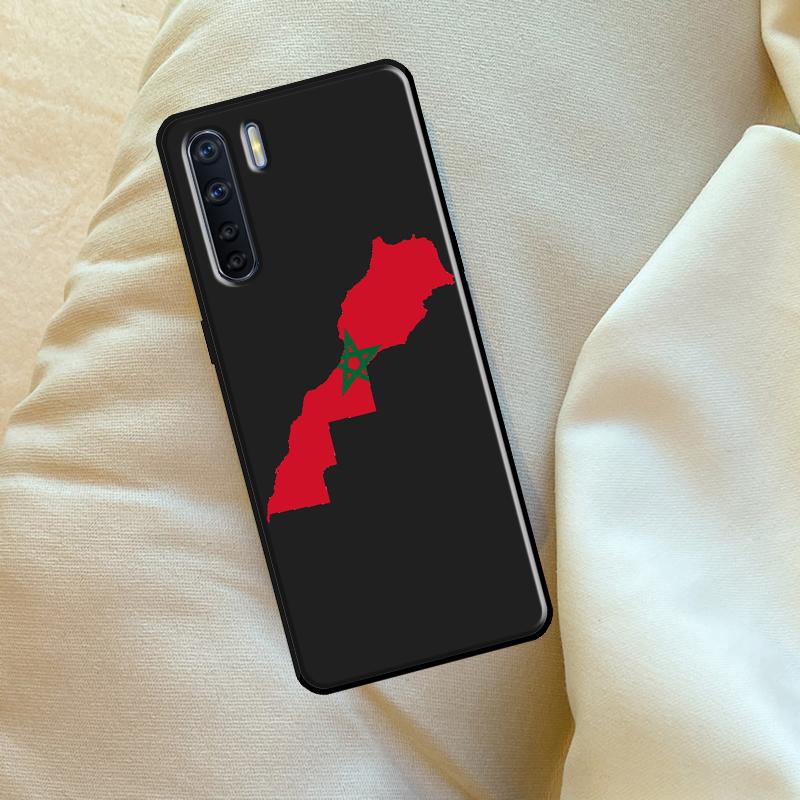 

Morocco Map Flag For OPPO A74 A54 A94 A15 A17 A77 A79 A58 A78 A98 A5 A9 A16 A76 A96 A52 A72 A53S A57S Case OPPO A79 5G
