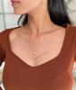 Natural Opal Necklace 14k Gold Dainty Gemstone Handmade Jewelry for Women Flashy Opal Healing Gem Minimalist Pendant  Bridesmaid Gifts
