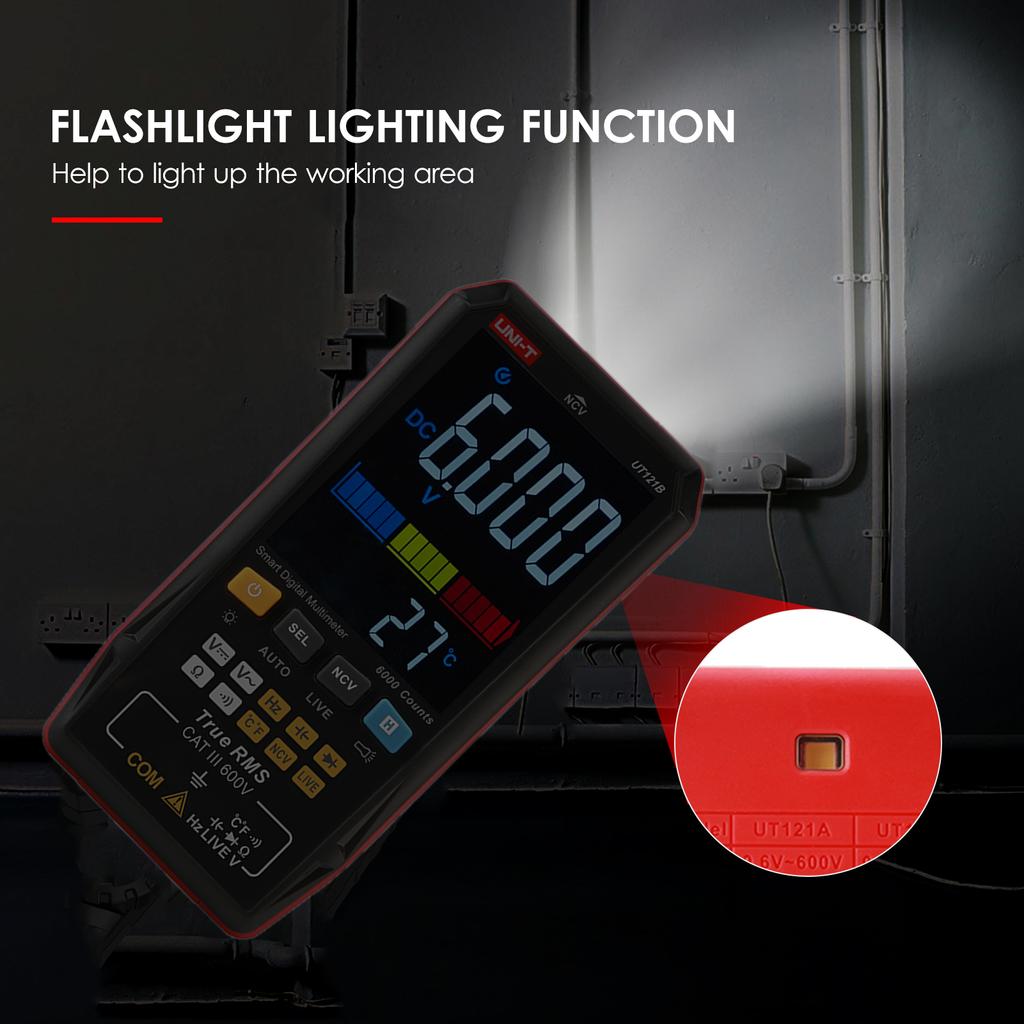 UNI-T UT121B Smart Digital Multimeter Mini Portable Universal Tester Multiple Meter Voltmeter with