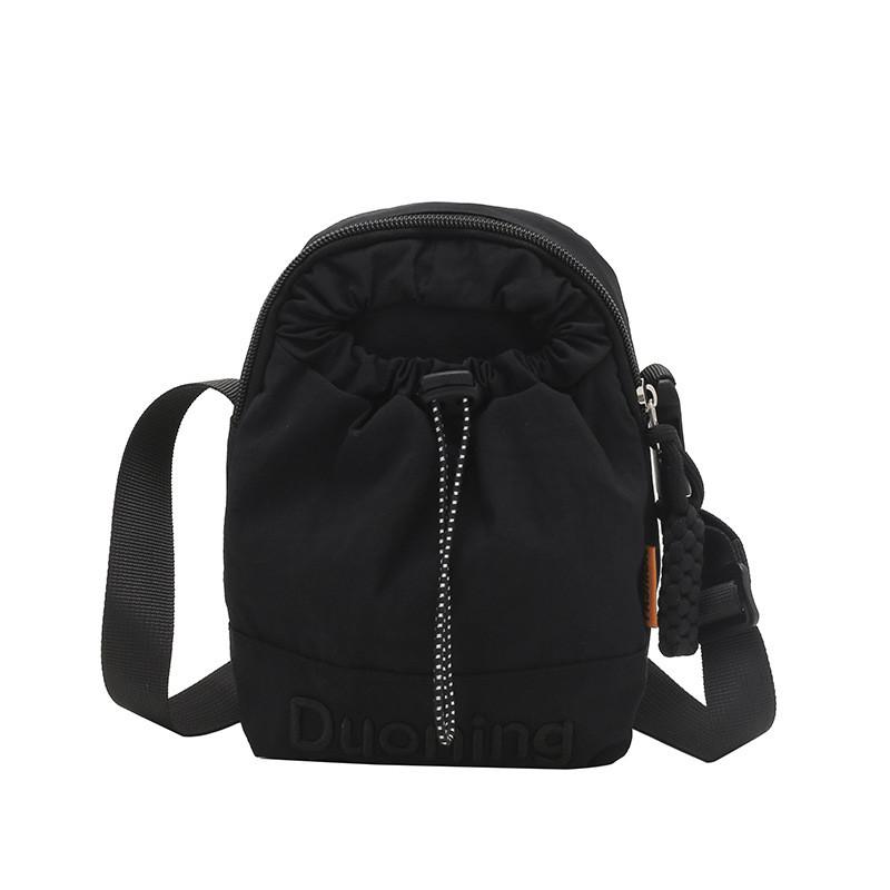 Nylon Crossbody Bag With Letter Design For Casual Streetwear And Daily Use