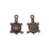 Turtle Charms Antique Bronze Silver Pendants For Animal Themed Jewelry Making