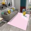 Cartoon Dinosaur Pink Carpet Solid Color Rug Simple Multi-color Area Rugs for Adult Yoga Mat Living Room Decorative Floor Mat