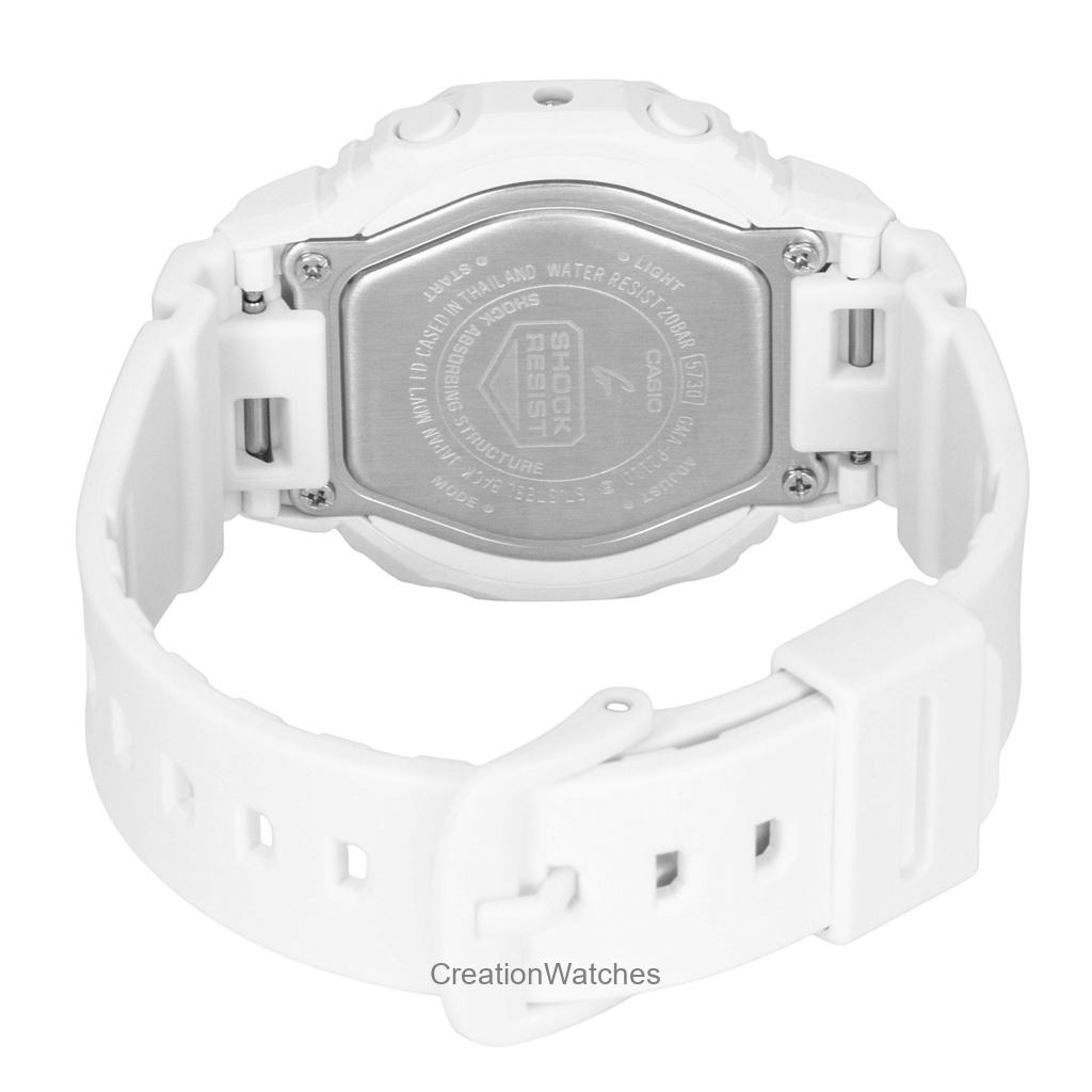 Casio G-Shock Analog Digital Bio-Based Resin Strap White Dial Quartz GMA-P2110-7A 200M Women's Watch