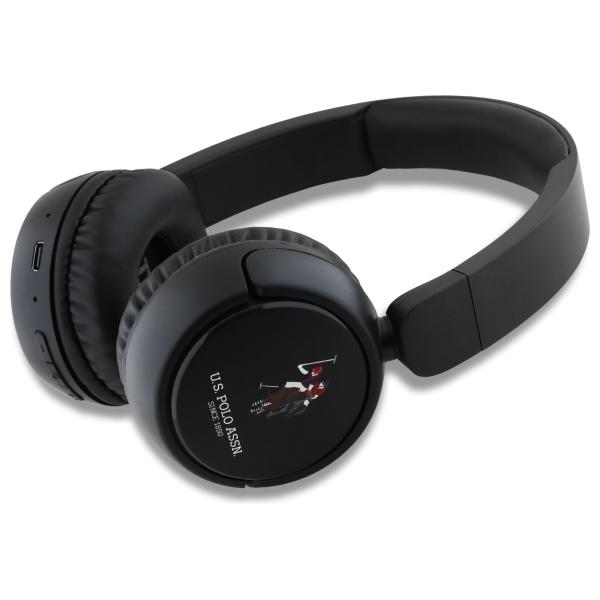 Us Polo Słuchawki Nauszne Bluetooth      Ushpv6Punk Czarny/Black Dh Color Logo
