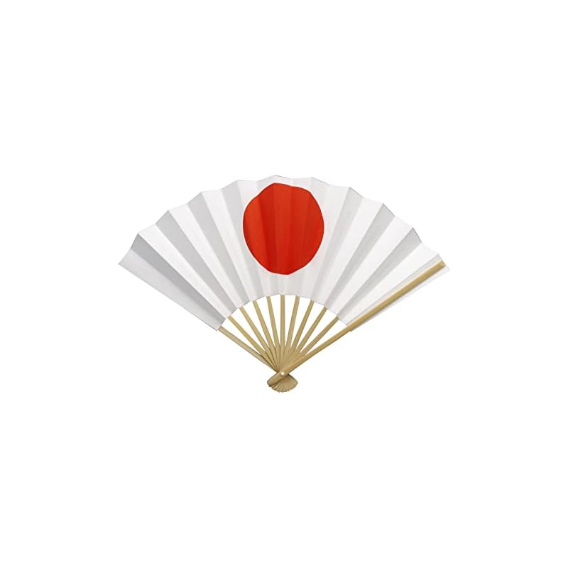 Folding Fan Japanese Flag