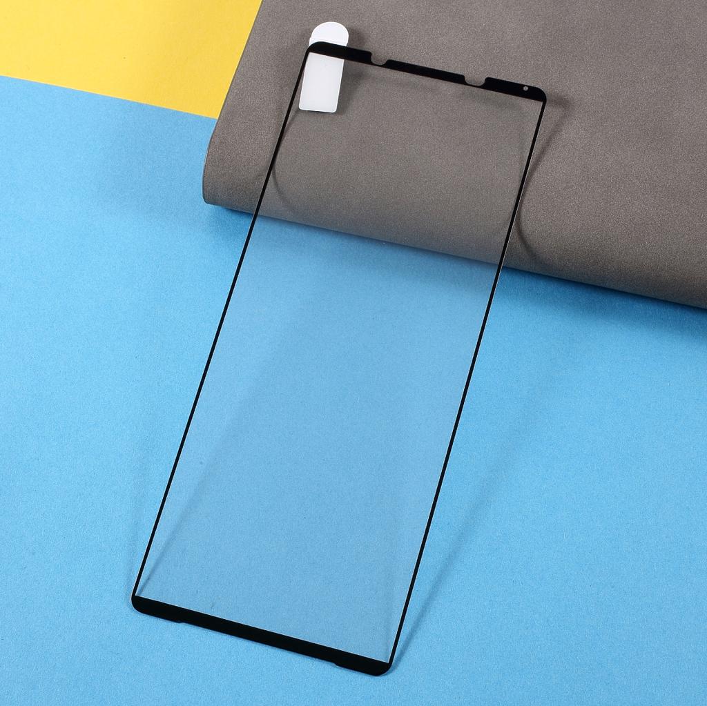 Anti-Explosion Full Glue Silk Print Tempered Glass Full Screen Coverage Protector Film for Sony Xperia 1 III 5G