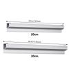 20/30cm Restaurant Ticket Holder Aluminum Order Rack Receipt Holder Silvery Kitchen Slide Check Rack for Office Cafes Pubs