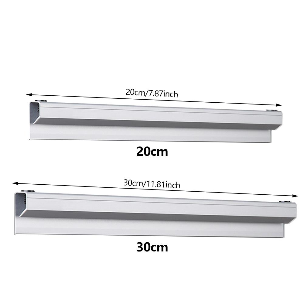 20/30cm Restaurant Billett Holder Aluminium Bestillingshylle Kvitteringsholder Sølvfarget Kjøkken Skyve Sjekk Hylle for Kontor Kafeer Puber