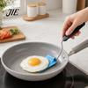 Spatule pour Omelette, Spatule pour Œufs au Plat, Conception à Angles Réglables, Flexible Anti-adhésif Portable Résistant à la Chaleur Outil en Silicone, pour